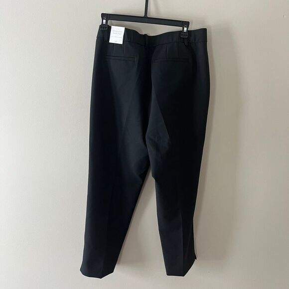Talbots Hampshire Ankle Pant 14 Petite Black Cropped pants NWT - Picture 8 of 10